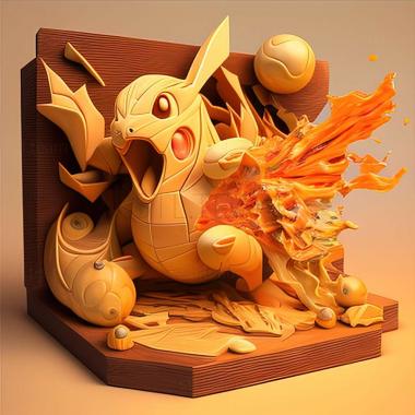 3D модель Pokmon Food Fight Burn Kabigon (STL)